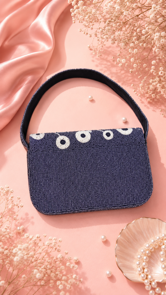 Nazar Bloom Hand-Beaded Shoulder Bag — Zohricanada
