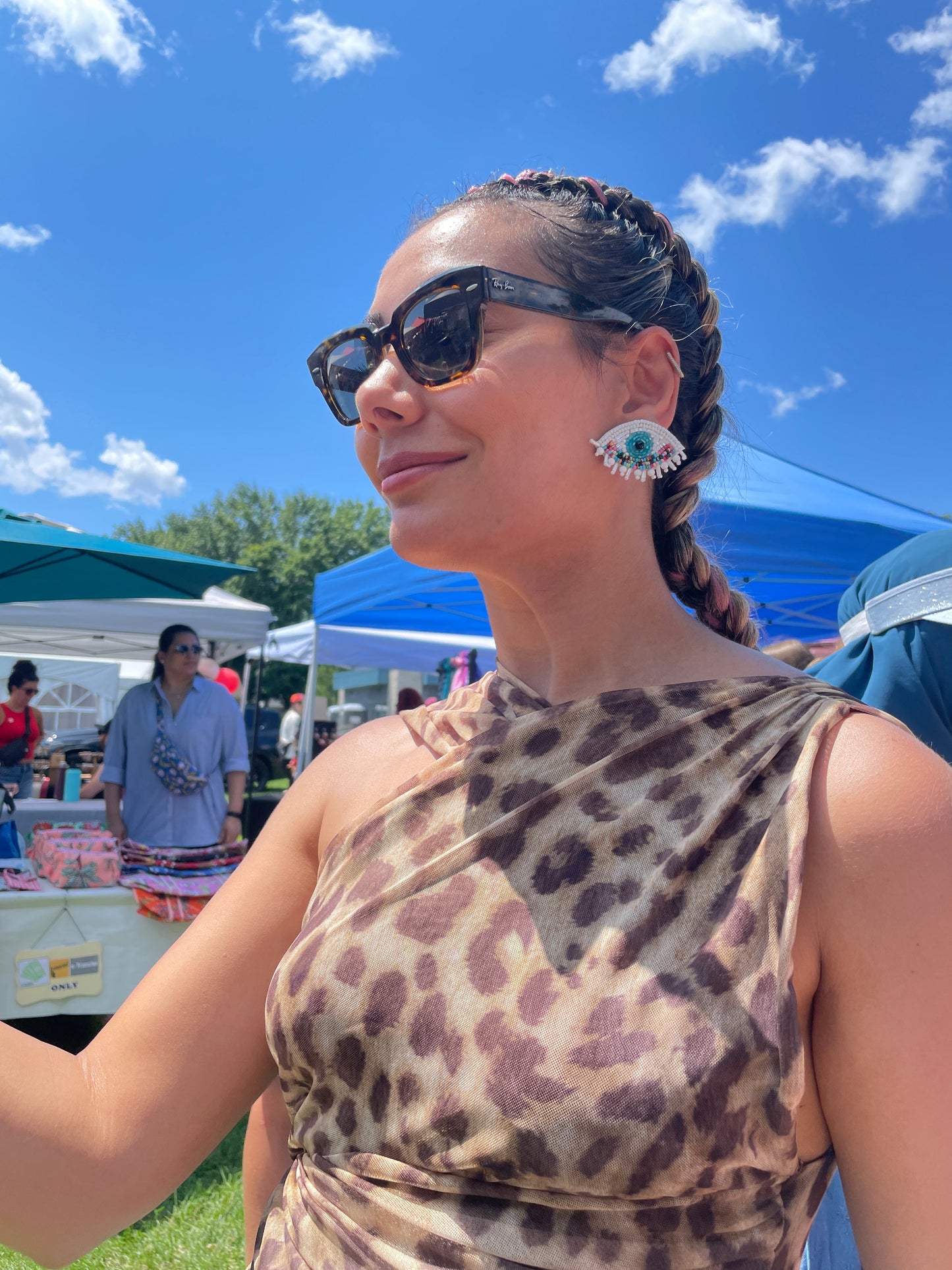 Oh my Evil Eye Earrings — Zohricanada