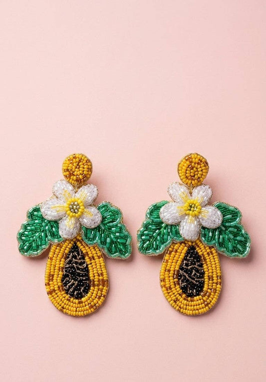 Berry Papaya Earrings | Colorful Fruit-Inspired Earrings — Zohricanada