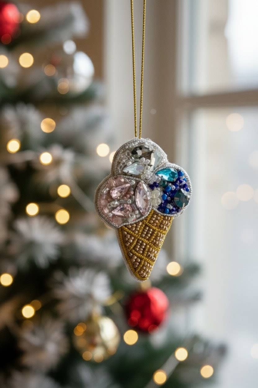 Ice Cream Cone Ornament — Zohricanada