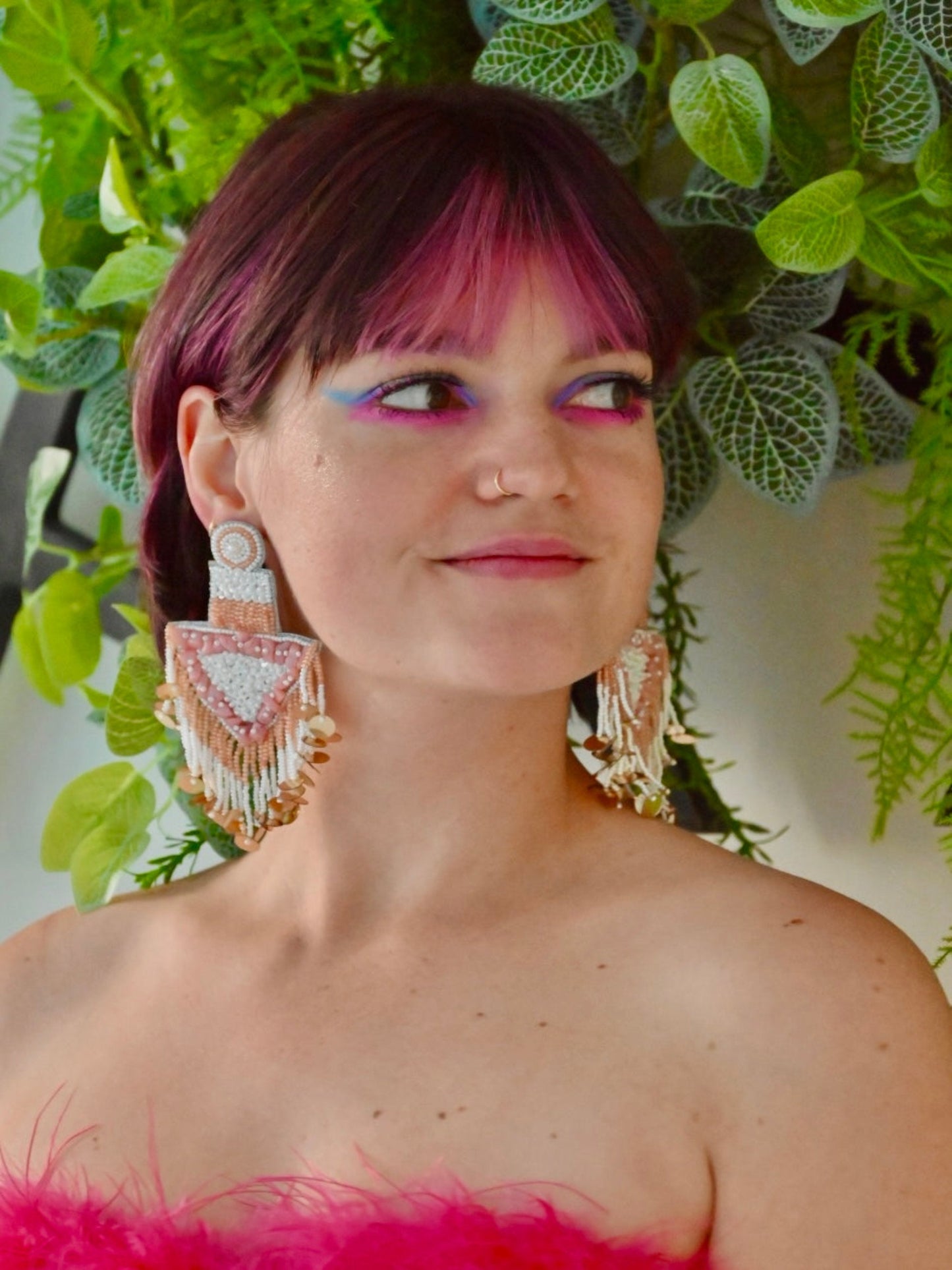 Peach Stone earrings - zohricanada