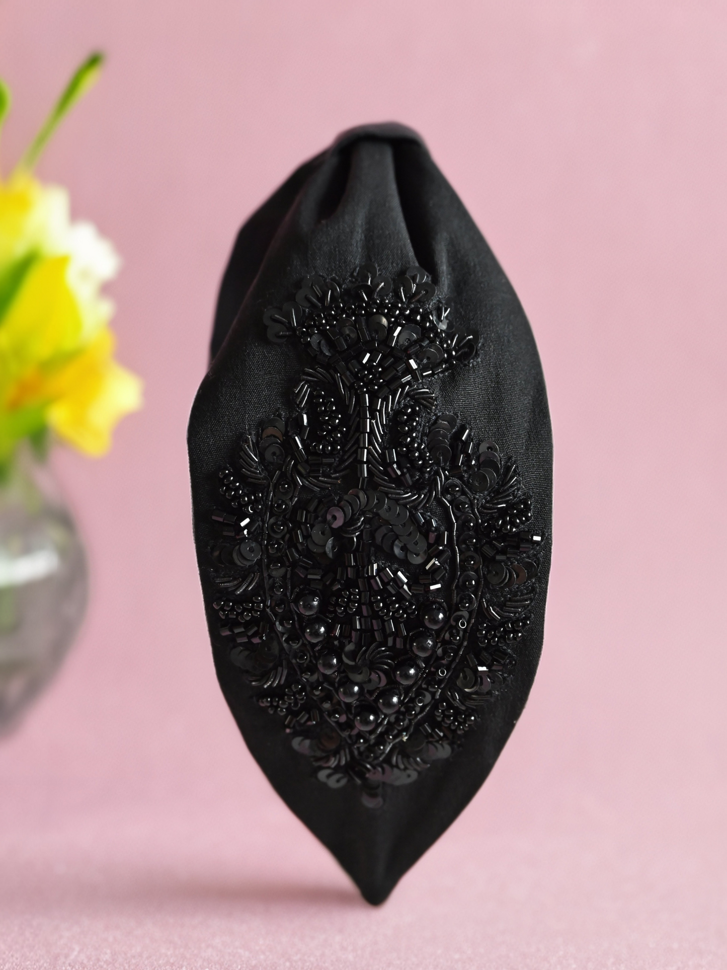 Black Tribe Beaded Headband - zohricanada