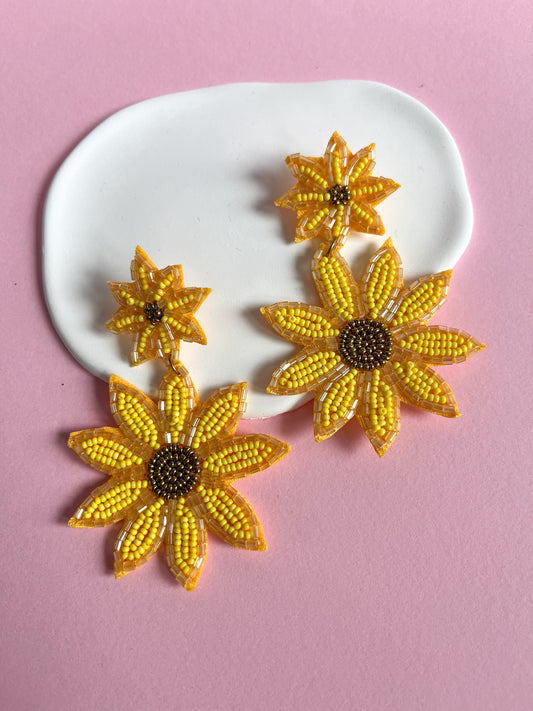 Small Sunflower Earrings - zohricanada