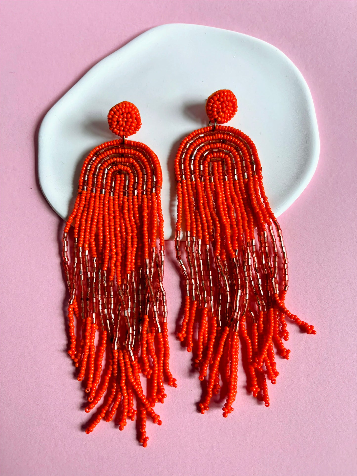 Orange Drop Earrings — Zohricanada