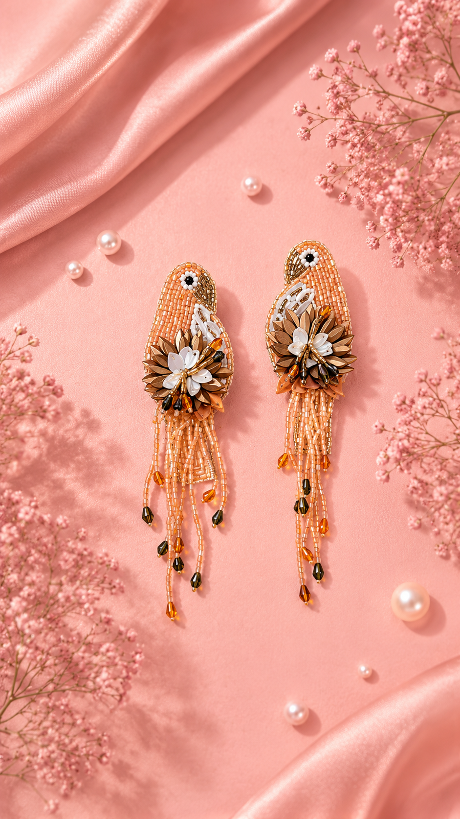 Magnifique Beaded Parrot- Golden — Zohricanada