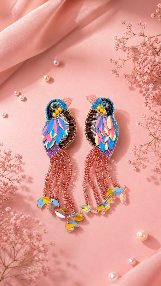 Oh My Rainbow Birdie Earrings — Zohricanada