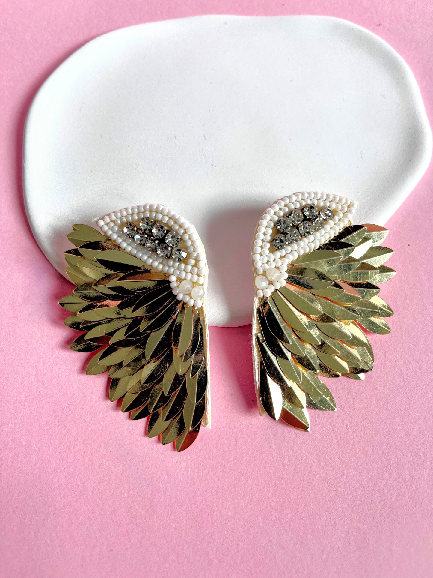 Golden Wings Earrings — Zohricanada