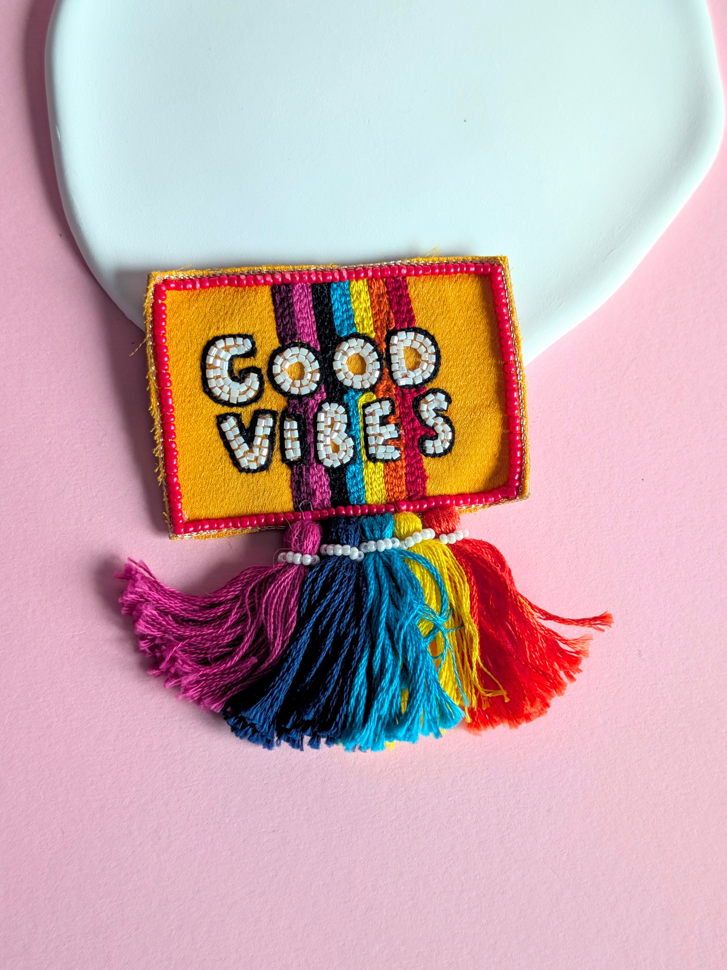 Good Vibes Brooch – Pin on the Positivity!