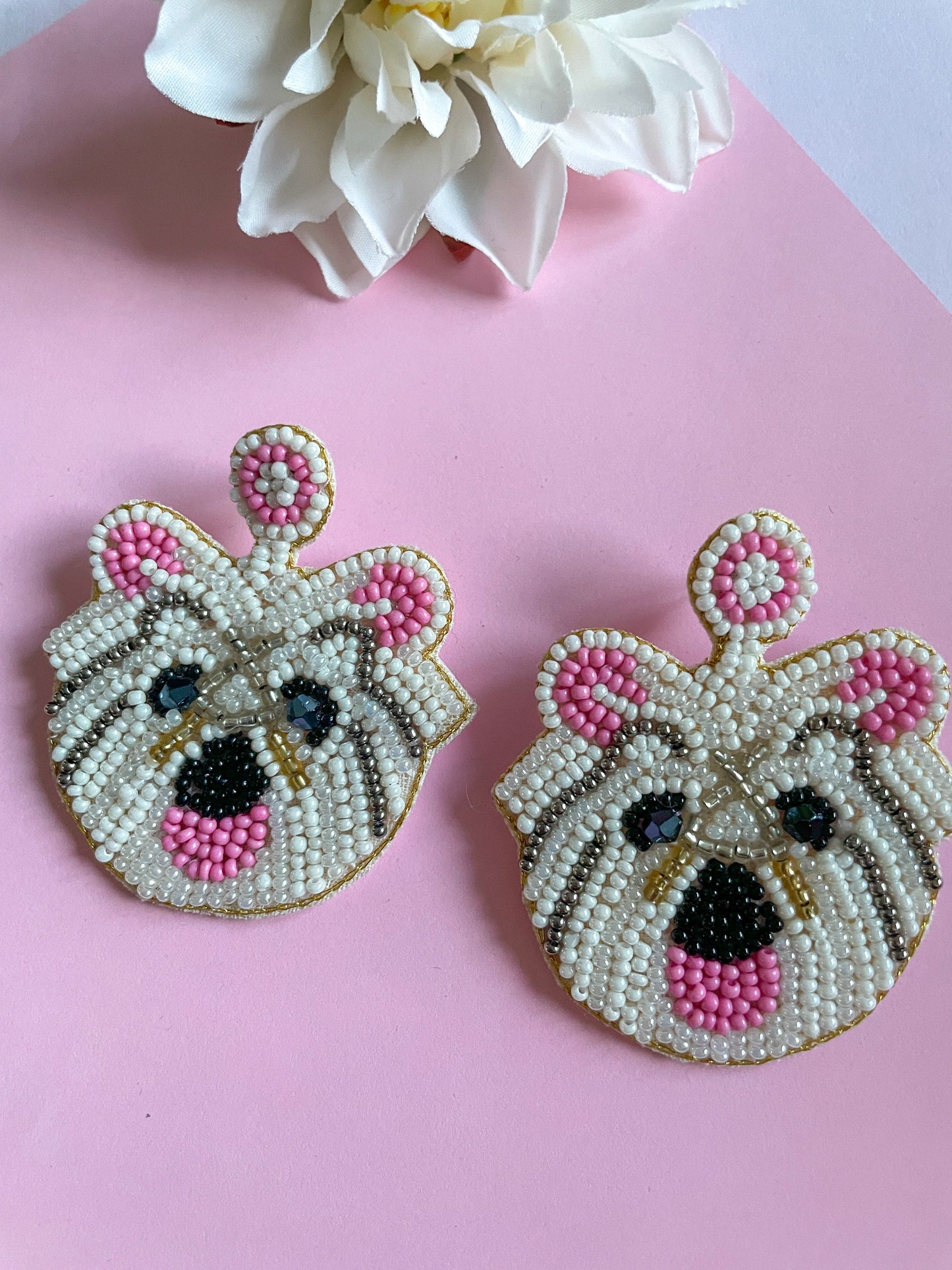 Oh my Dog Beaded Earring — Zohricanada