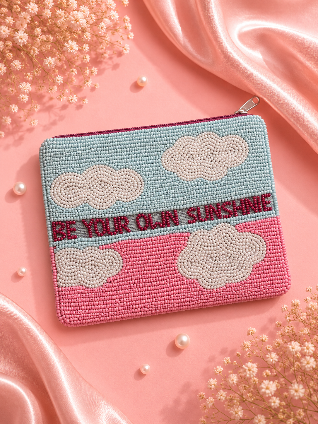 Be your own sunshine Beaded bag — Zohricanada