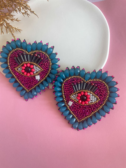 Misha Evil Eye Earrings — Zohricanada