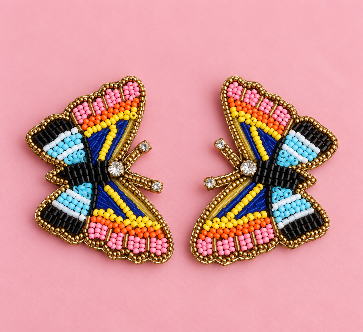 Falloween Butterfly Beaded Earrings — Zohricanada