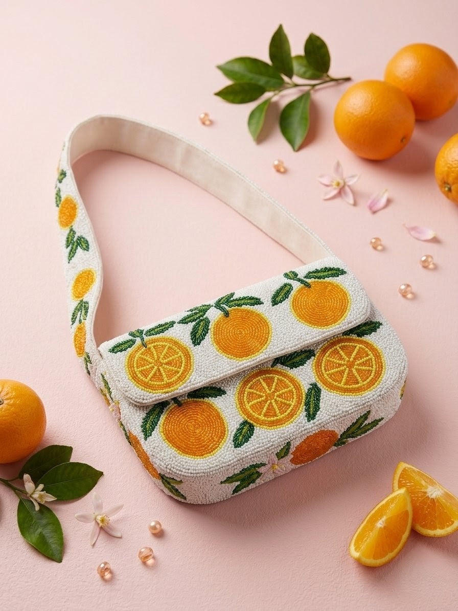 Orange Tangerine Shoulder Bag — Zohricanada
