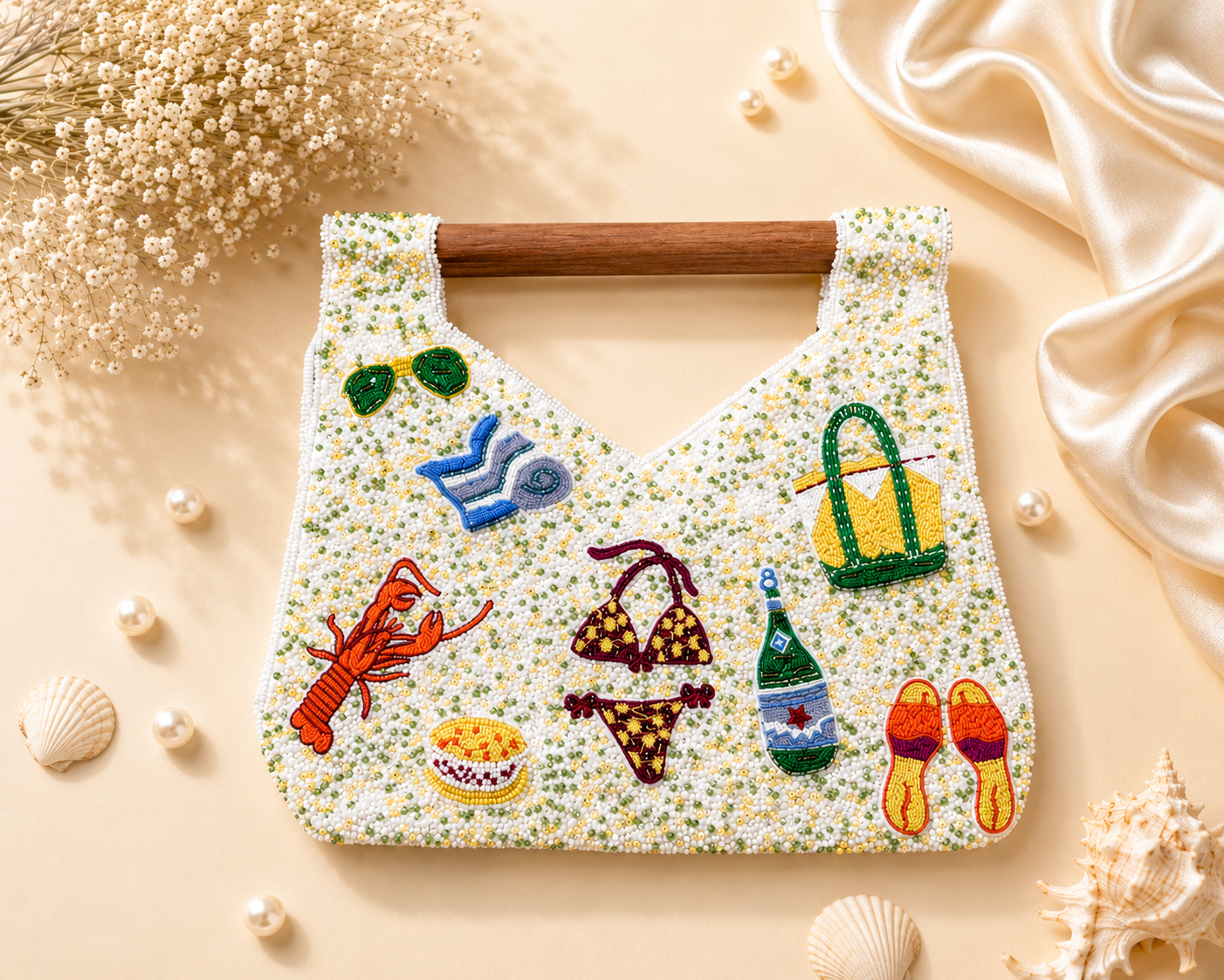 Vacation Beaded Bag — Zohricanada