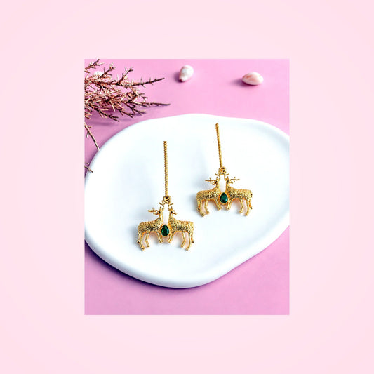 Gold Elephant Earrings — Zohricanada